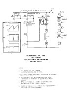 Heathkit TD-17-metronome - Schematics 